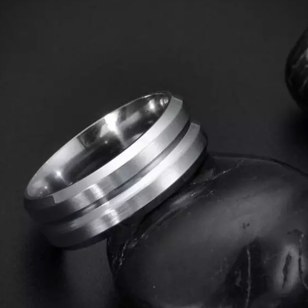 New Men’s Stainless Steel Ring Size 9
